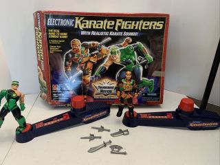 Electronic Karate Fighters Milton Bradley Game Tournament Masters Vintage 1995