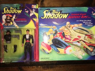 Kenner The Shadow Shiwan Khan Serpent Bike With Action Figure & Dvd.