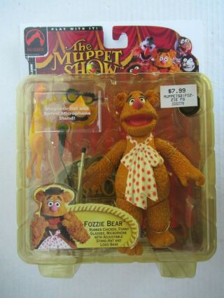 Palisades The Muppet Show 25 Years Fozzie Bear With Tie Figure Series 2