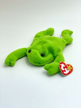 1993 Legs The Frog Ty Beanie Baby Mwct