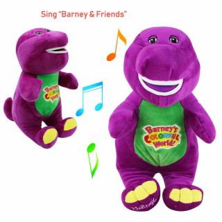 12  Barney The Purple Dinosaur Sing I Love You Song Soft Plush Doll Toy Gift