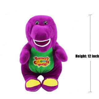 12  Barney The Purple Dinosaur Sing I LOVE YOU Song Soft Plush Doll Toy Gift 2