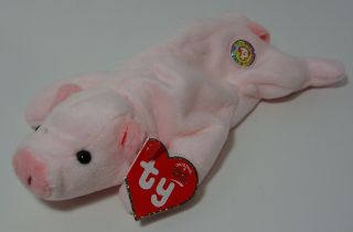 Ty Beanie Baby – Squealer – Pig – Beanie Baby Official Club Version 2005