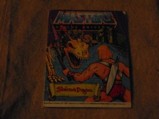 Masters Of The Universe Motu He - Man Mini Comic 1984 Skeletors Dragon Hong Kong 1