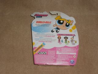 , Powerpuff Girls BUBBLES Cartoon Network Action Figure Doll Spin Master 2” 2