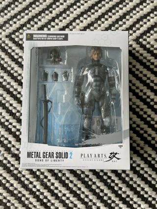 Play Arts Kai Figure Metal Gear Solid 2 Sons Of Liberty Raiden