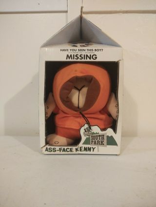 South Park Ass Face Kenny Missing Milk Carton Plush Doll Figure