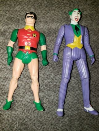 1984 Vintage Kenner Dc Powers Joker And Robin Action Figures