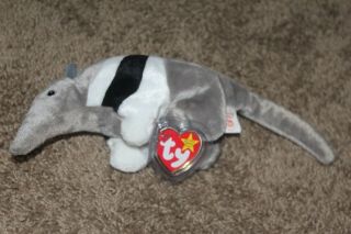 Ty Beanie Baby Ants - Anteater/aardvark - Rare Retired 1998 Nwt With Tags