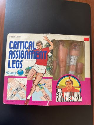 Vintage 1973 Kenner The Six Million Dollar Man Critical Assignment Legs