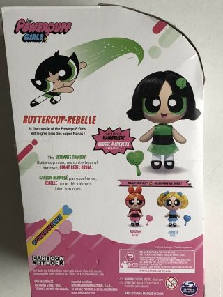 Powerpuff Girls Deluxe Buttercup Doll Spin Master Cartoon Network 3