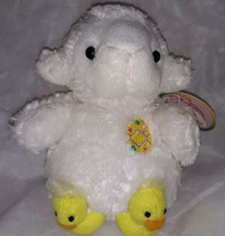 Plush Sheep With Duck Shoes Baabaa March Of Dimes 2000 Bean Bags For Babies Nwt
