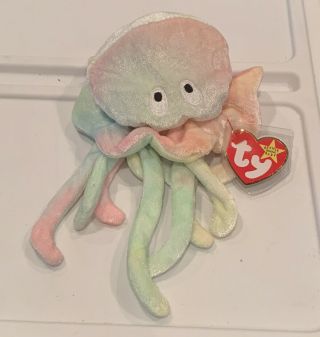 Ty Beanie Baby 1998/1999 Goochy The Jelly Fish With Tags