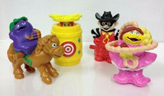 Vintage Mip Rare,  Complete Set Of 1995 Mcdonald’s Mcrodeo Toys From Germany