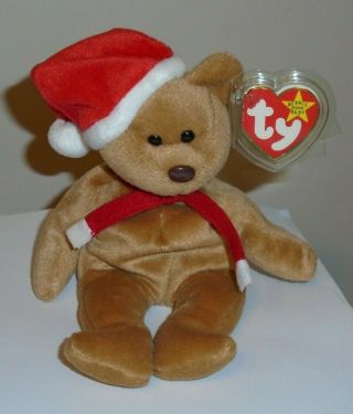 Ty Beanie Baby - 1997 Holiday Teddy The Bear (8.  5 Inch) Tags