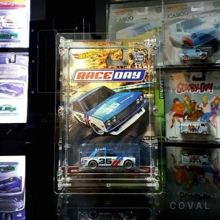 Coval Displays Hrc - 01 Acrylic Case For Single Carded Rlc And Mainline Hot Wheels