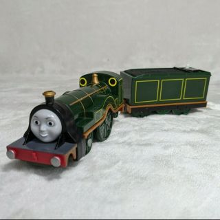 Thomas And Friends Trackmaster Emily W/ Tender - Motorized - Green Engine - 2009
