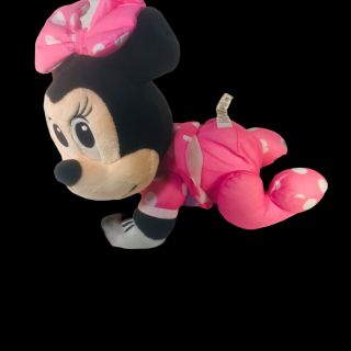 Disney Fisher Price Baby Minnie Mouse Touch N Crawl Plush Toy Musical