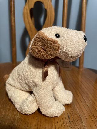 Ty Beanie Baby Rufus The Tan Dog With Tags