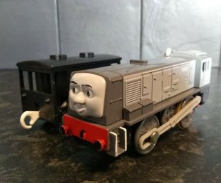Thomas And Friends " Dennis " Tomy Trackmaster Train With Truck And