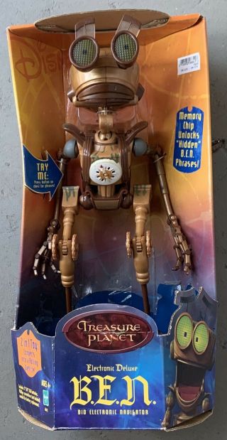 2002 Hasbro Disney Treasure Planet Electronic Deluxe B.  E.  N 2 In 1 Toy
