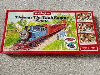 Vintage Thomas The Tank Engine Retro Game Toy 1986 Complete Set P&p