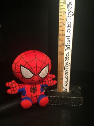 Ty Beanie Babies Marvel Spiderman Plush Bean Bag Stuffed Toy