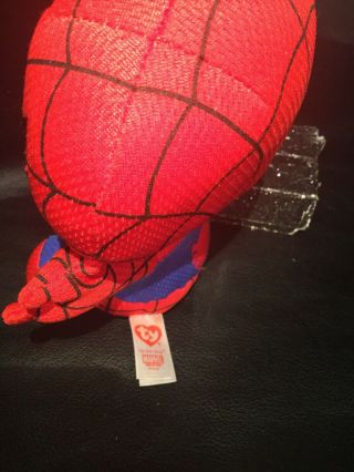 Ty Beanie Babies Marvel Spiderman Plush Bean Bag Stuffed Toy 3