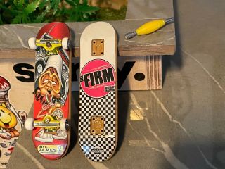 2 Tech Deck Fingerboard Blind James Craig F Cked Up Kids The Firm Skateboard