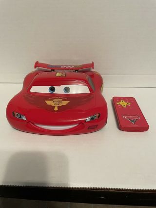 2011 Disney/pixar Cars Lightning Mcqueen 7in.  Portable Dvd Player With Remote