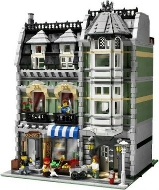 Lego Creator - Modular Buildings - Green Grocer - 10185 - Rare - Incomplete