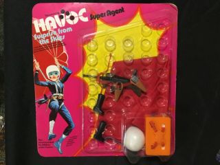 1970s Agent Havoc Surprise From The Skies Action Figure Accessory Set