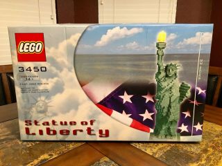 Lego Statue Of Liberty 3450 Sculptures 100 Complete Very Rare