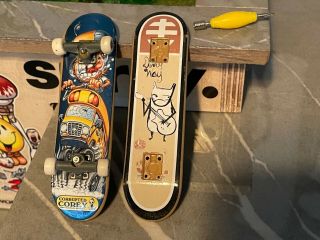 2 Tech Deck Fingerboard Blind Corey Sheppard F Cked Up Alien Workshop Skateboard