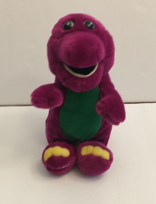 Vintage 10 " Barney The Purple Dinosaur Plush Lyons Group Stuffed Toy 1992