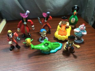 Disney Mattel Jake And The Neverland Pirates Action Figures Set Of 10