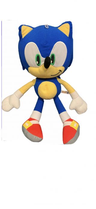 Sonic The Hedgehog Plush Toy Doll Toy Factory 12” Sega Authentic 2017