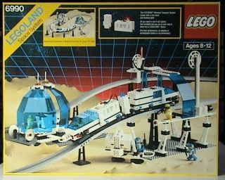 Lego Space Monorail Transport System (6990) - Complete 100 W/ Instructions