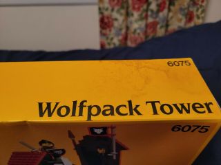 Lego Castle Wolfpack Tower (6075).  NIB Rare 4