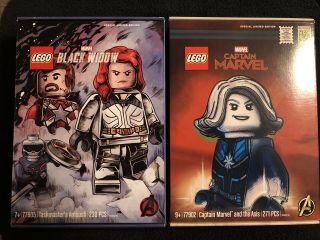 Sdcc Lego Captain Marvel 2019,  Sdcc Black Widow 2020