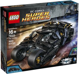 Lego Dc Comics Heroes The Tumbler 76023 Batman Dark Knight,  Seals Off