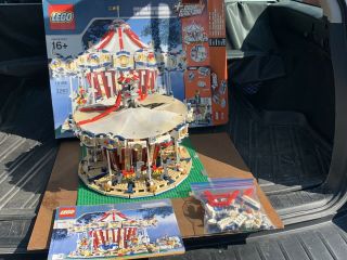 Lego Creator Grand Carousel Le Grand Manege (10196) W/ Box Not Complete