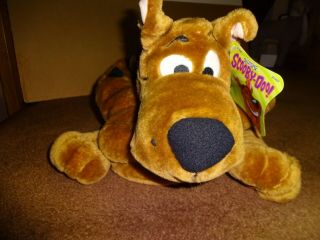 Scooby - Doo Cartoon Network Flat Laying Plush Brown Stuffed Scooby - Doo 30 " Long
