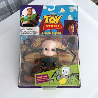 Vintage 90’s Disney Pixar Toy Story Baby Face Action Figure 90 