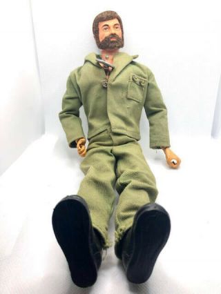 Vintage 1964 Gi Joe 12 " Figure Action Soldier Fuzzhead With Uniform And Voicebox