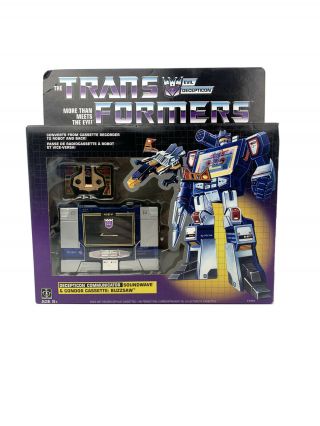 Hasbro Transformers E4964 Soundwave & Condor Cassette Buzzsaw Open Box