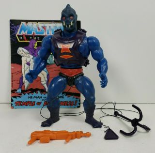 Webstor (complete) W/mini Comic 1981 Vintage Motu Masters Of The Universe He - Man