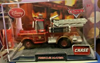 Chase Rescue Mater Disney Pixar Cars Red Die Cast With /case 1/43 Scale Rare