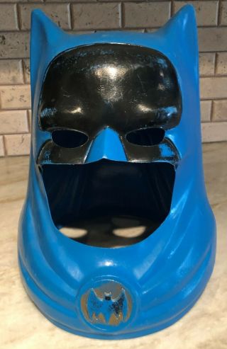 Batman Vintage 1966 Ideal Toy Corp Plastic Mask Helmet Cowl