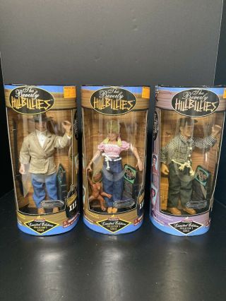 The Beverly Hillbillies Action Figures Limited Edition Set Of 3 Doll Collectible